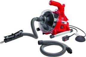 Rohreinigungsmaschine Ridge Tool PowerClear 230 in Rot für Rohrdurchmesser bis 40 mm - Bild 1