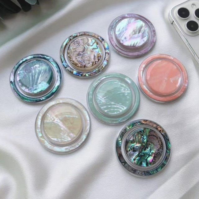 MRGLZY MagSafe Magnetischer Telefonständer Shell Transparent Bunt Desktop Handyhalterung für dein Smartphone - Bild 1