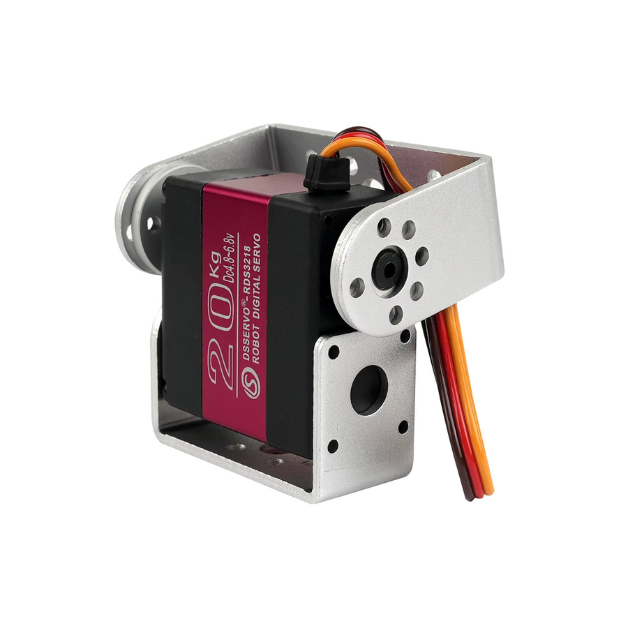 wishiot RDS3218 Servo Dual Shaft Digital RC Servo, mit U-Halterung, IP66 wasserdicht, 180 270 Grad High Torque - Bild 3