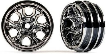 Traxxas Felgen schwarz-chrom, Zubehör - Bild 1
