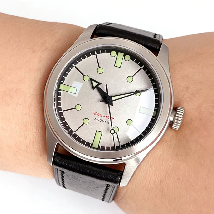 Tandorio Armbanduhr, Automatik, Edelstahl, Saphirglas, 38 mm, Herren - Bild 1