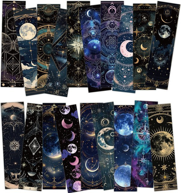 30 oder 60 Stück Tarot-Geheimbücher mit kommentierten Lesezeichen als kreative Materialdekoration in Multicolor - Bild 1