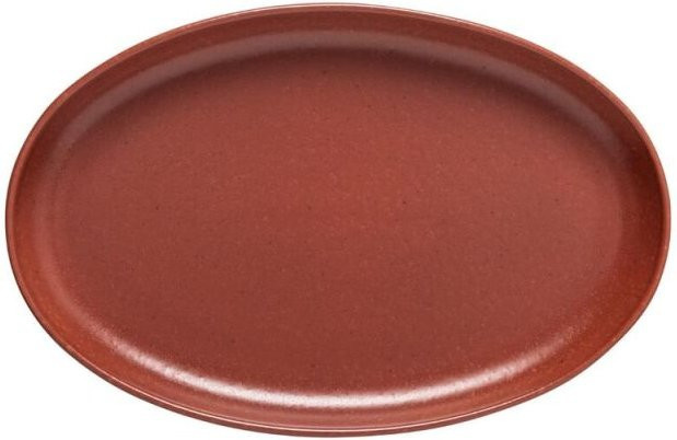 Costa Nova Servierplatte Pacifica Oval, Rot, 12er Pack, B/T/H: 14,9 x 22,6 x 2,5 cm - Bild 1