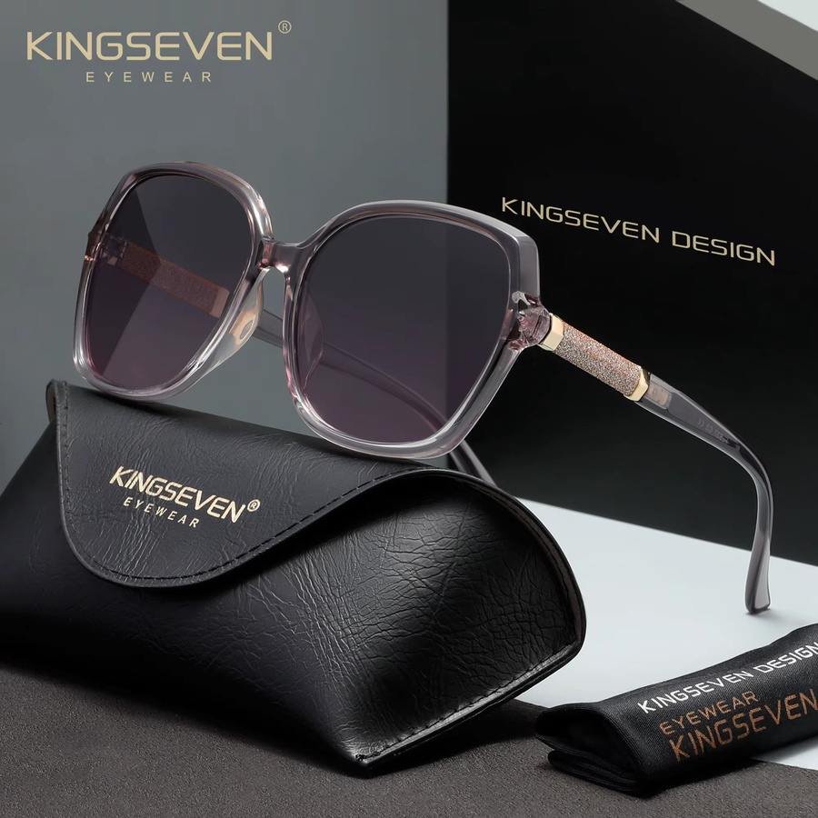 KINGSEVEN Sonnenbrille Schmetterling, Vollrand, Kunststoff, Damen - Bild 1