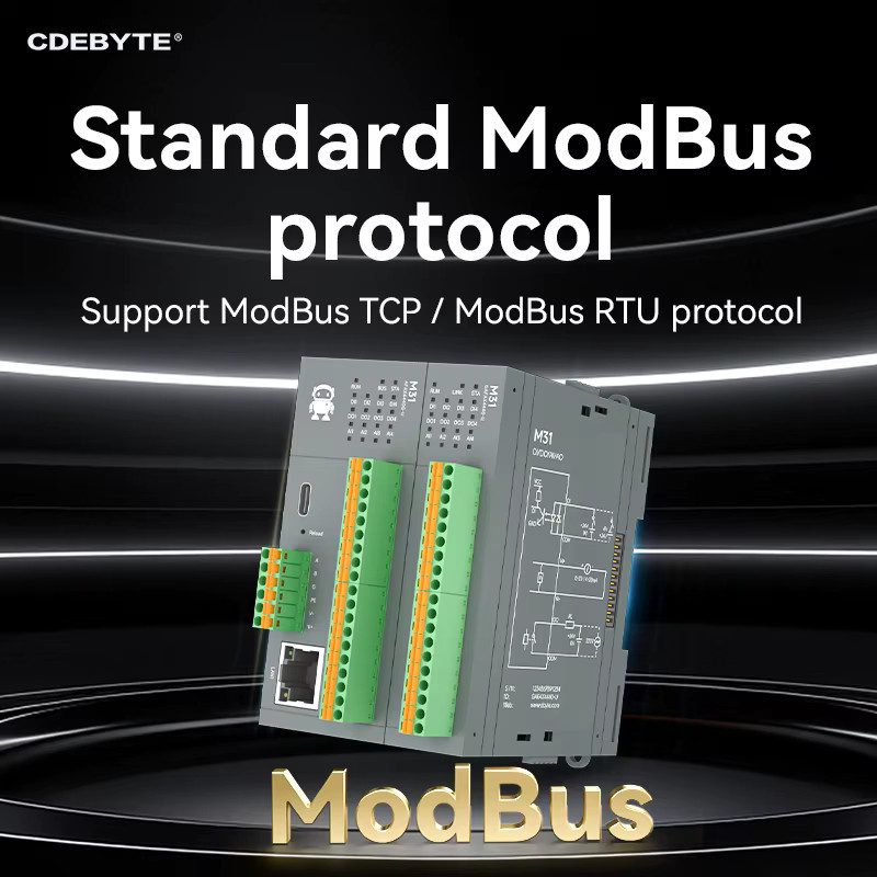 CDEBYTE M31-U-Serie Modbus IO-Modul mit DI/DO/AO/AI und RS485 RJ45 Schnittstelle zur Fernsteuerung - Bild 3