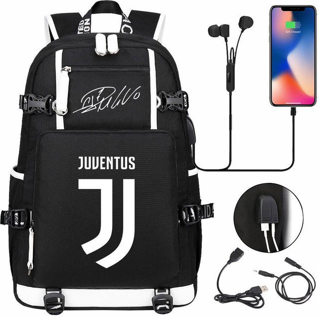 3-teiliges Schulrucksack-Set für Schüler in Schwarz aus Oxford-Stoff mit großem Fassungsvermögen, Schultergurt und Federmäppchen, B/T/H: 47 x 30 x 15 cm - Bild 1