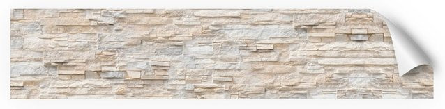 Myspotti Küchenrückwandfolie in Beige im Bruchstein-Look, selbstklebend, B: 280 cm, H: 60 cm - Bild 1