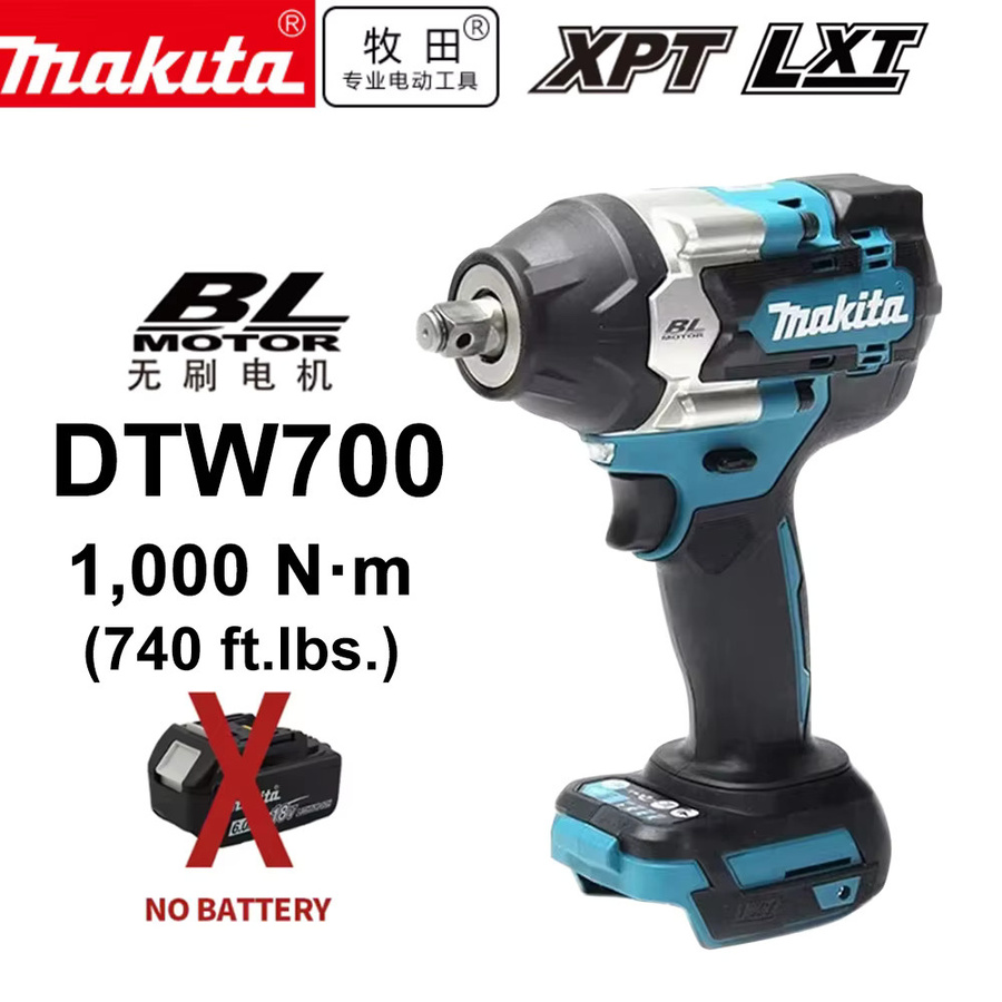 Makita LXT DTW700 Schlagschrauber mit bürstenlosem Motor und 18V Lithium-Akku - Bild 7