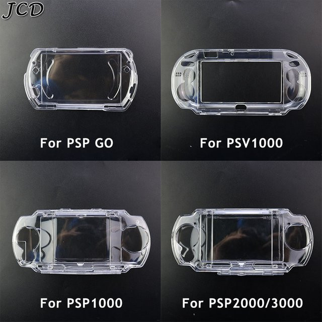 JCD Clear Crystal Hartschalen Schutzhülle für PlayStation PS Vita PSV 1000 2000 und PSP 1000 in Transparent - Bild 1