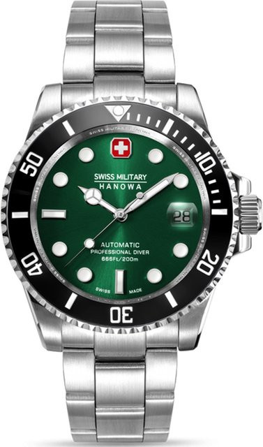 Swiss Military Hanowa Sealord Herrenuhr, Automatik, Edelstahl, 41 mm, 20 ATM - Bild 1