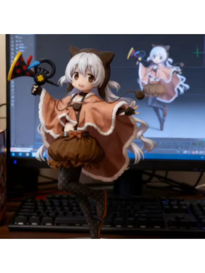 Bandai Magisches Mädchen Xiaoyuan Baijiangzhu Hirschaugen-Rundduftmodell, Ornament Spielzeug, Bunt / Mehrfarbig, Kunststoff - Bild 5