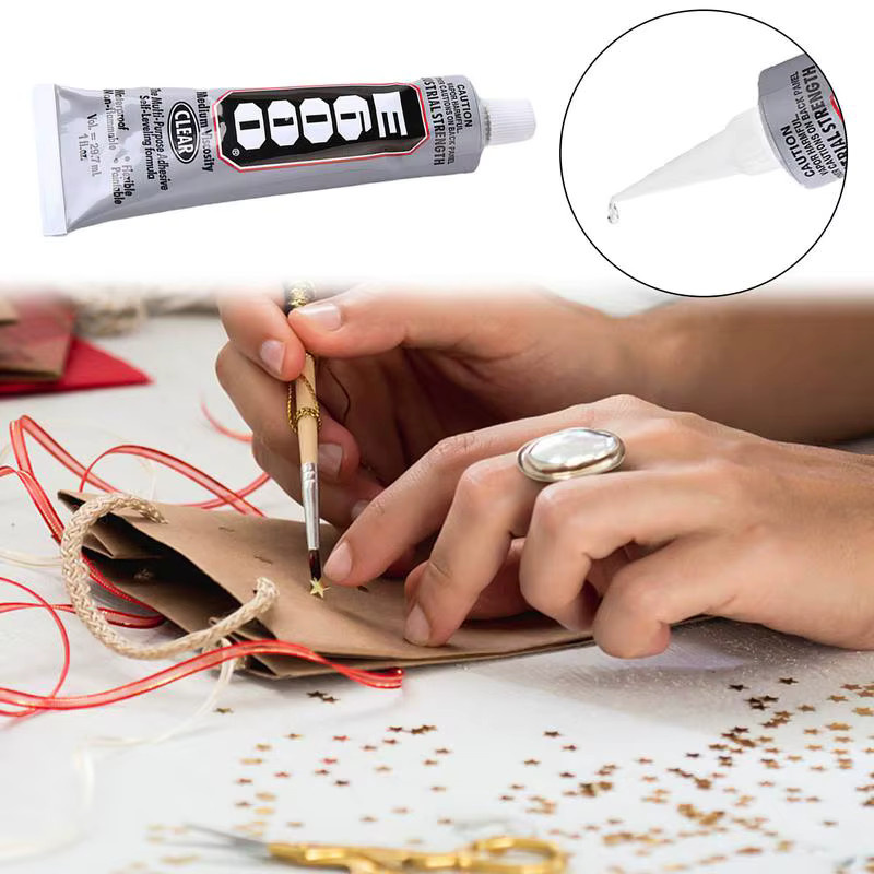 E6000 Klarer Kontaktklebstoff für DIY Diamantmalerei, Schmuckherstellung und Bastelarbeiten in Transparent - Bild 4