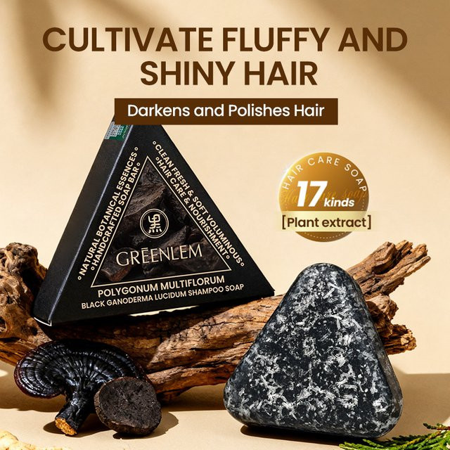 Polygonum Multiflorum Shampoo-Riegel, Unisex - Bild 1