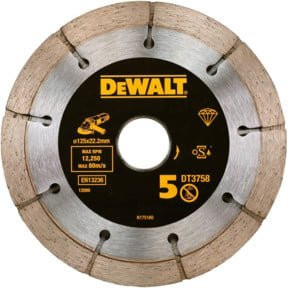 DEWALT Diamanttrennscheibe Sandwich DT3758-QZ für Edelstahl, Durchmesser: 125 mm, Bohrung: 22,2 mm, Mehrfarbig - Bild 1