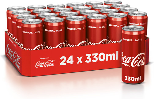 Coca Cola, Limonade, Cola, 24 x 0,33 l - Bild 1