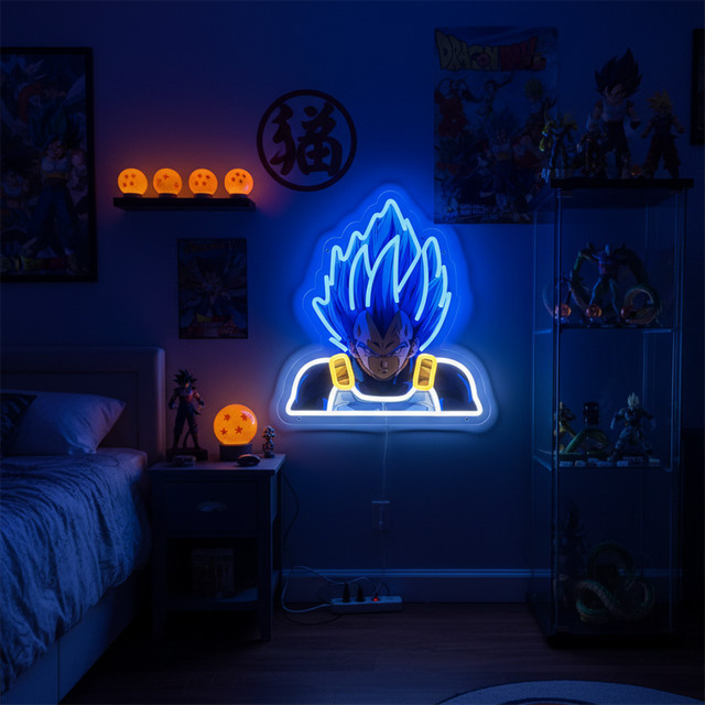 Bandai Dragon Ball Anime Acryl Neon LED Lampe mit transparentem Design für dein Zuhause - Bild 1