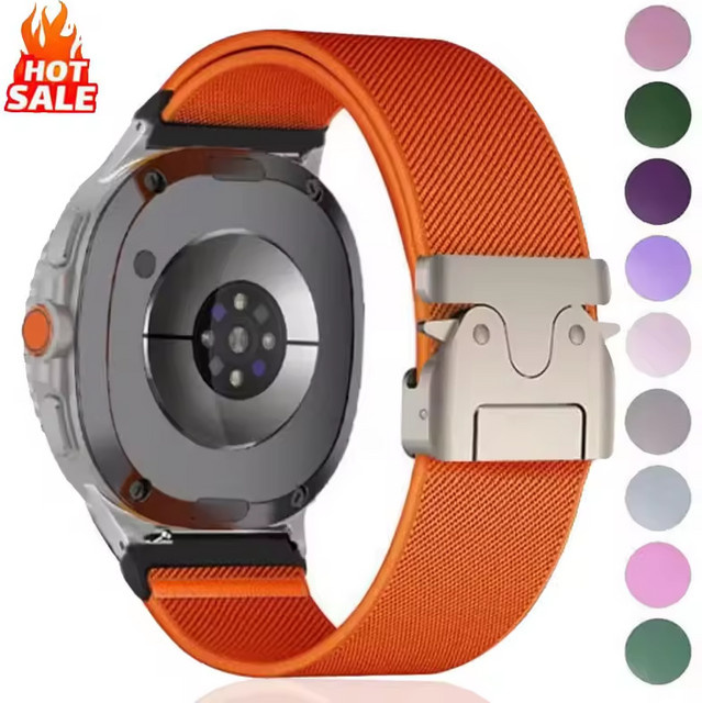 FancyWrist Uhrenarmband Nylon, orange, Unisex - Bild 1