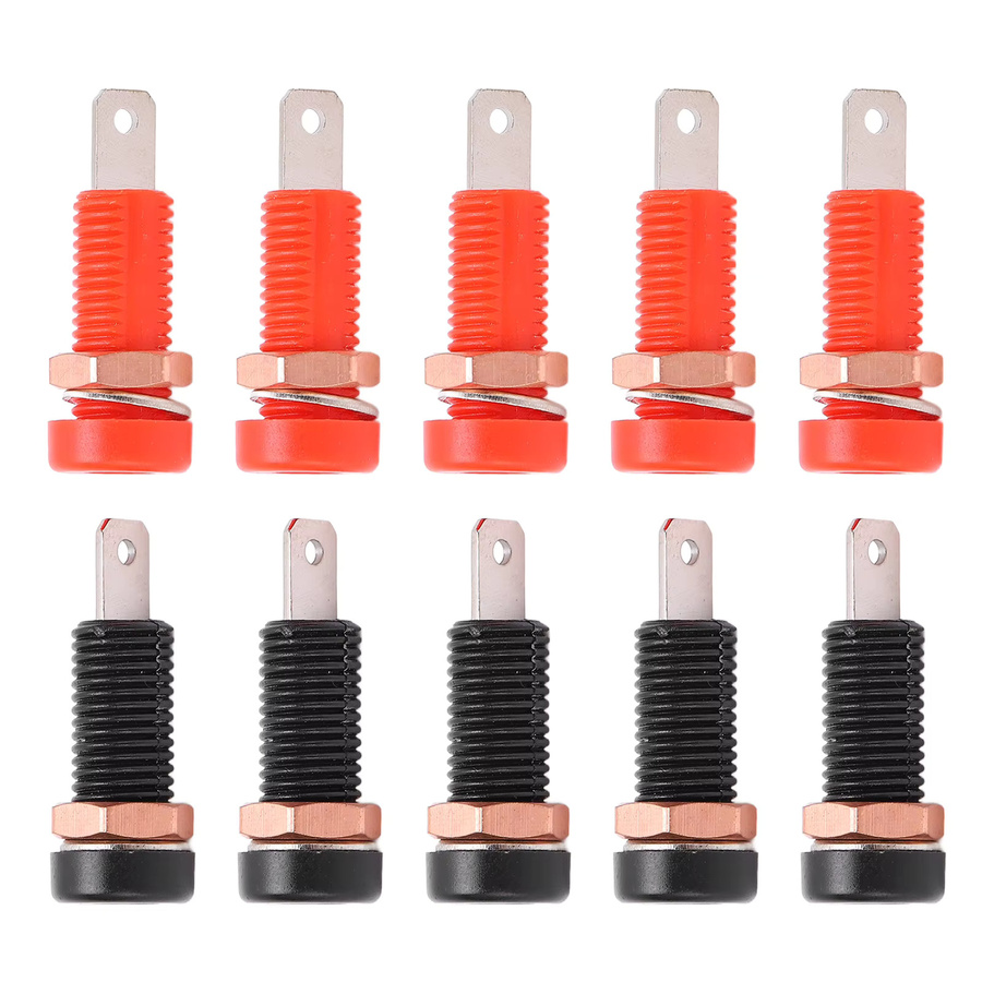 Bananenstecker Buchse mit 4 mm Loch für elektronische Geräte, 30 V-60 V, maximal 24 A, Multicolor - Bild 5