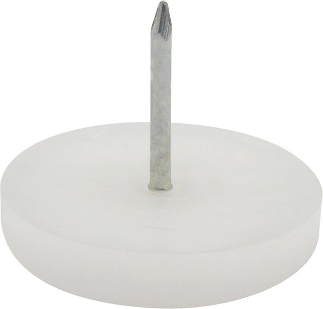 Wagner Nagelgleiter-Set EH0929 Weiß, 4-teilig, Durchmesser: 30 mm, Höhe: 6 mm - Bild 1