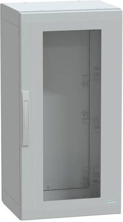 Schneider Electric Polyestergehäuse Bodenmontage PLA mit transparenter Tür, grau, B/T/H: 100 x 50 x 42 cm, IP65 - Bild 1