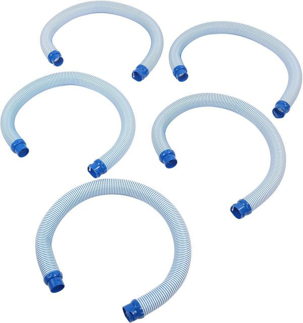 5er Set Aimo Poolreinigungssaugschlauch aus PVC mit Drehverschluss, Länge: 1 m, passend für MX6 MX8 X7 T3 - Bild 1