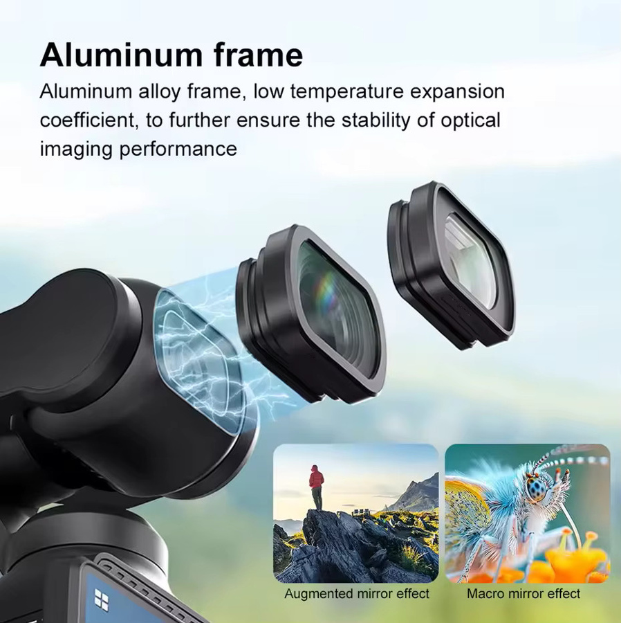 DJI Filterset für Osmo Pocket 2 mit Mikro-Weitwinkel, 10X und Fisheye-Filtern für Outdoor-Fotografie - Bild 4