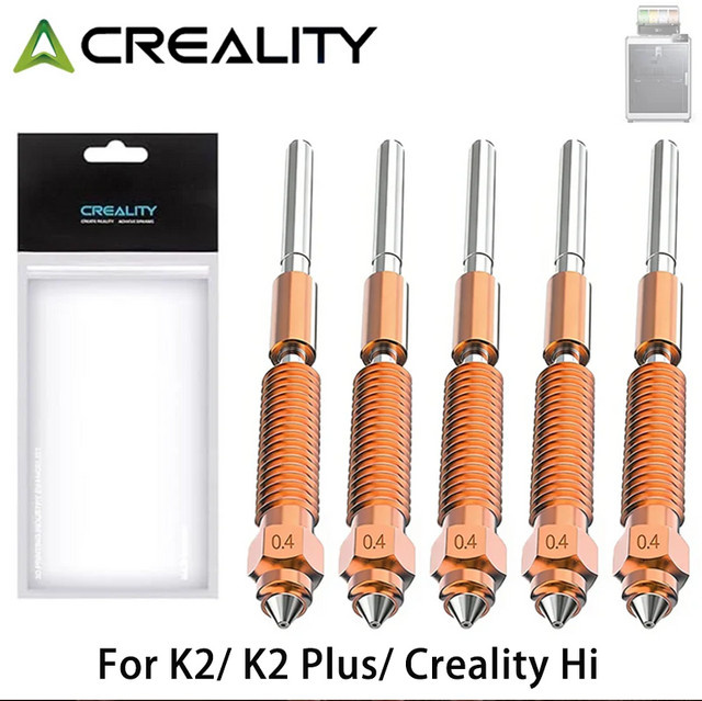 Creality K2 Plus Düsen-Set mit K2P Unicorn Quick-Swap High-Flow-Düsen für Creality K2 und K2 Plus 3D-Drucker - Bild 1