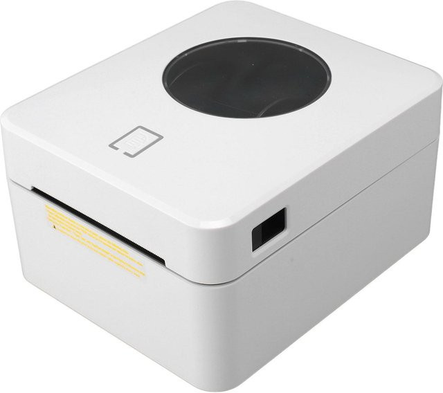 Aimo Thermodirektdrucker für Versandetiketten mit 110 mm/s Geschwindigkeit, 203 DPI, USB-Anschluss, Schwarz - Bild 1