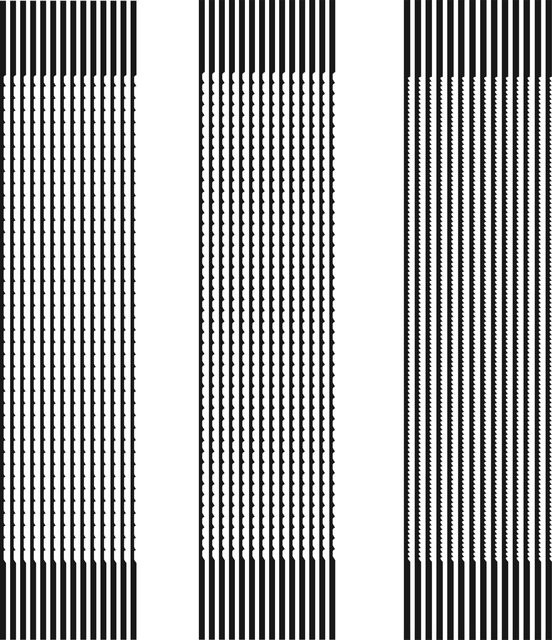 Toorise 42-teiliges Dekupiersägeblatt-Set aus Kohlenstoffstahl in Silber, 5 Zoll Sortiment mit 10 TPI, 12 TPI und 28 TPI zum Schneiden von Holz und Kunststoff - Bild 1