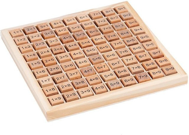 Fashnics Montessori Pädagogisches Holzspielzeug, Multiplikationstabelle, Mathematik Arithmetik Lehrmittel - Bild 1