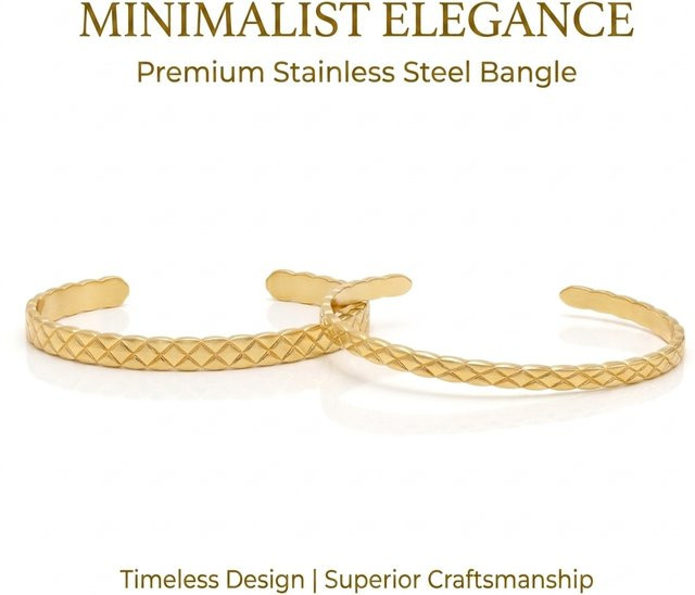 JP One Armreif Edelstahl, Gold, Damen, Bohemian - Bild 1