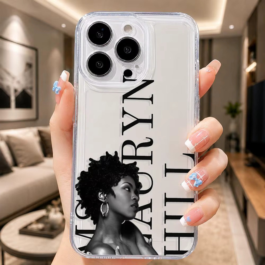 L-LaurynS H-HillS Luxuriöse Handyhülle aus transparentem TPU für iPhone 11 12 13 14 15 16 17 Pro Max, stoßfest und anti-vergilbend - Bild 4