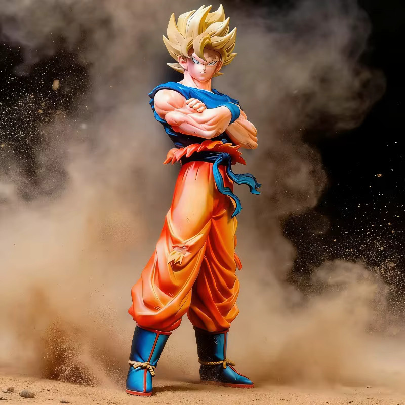 Bandai Dragon Ball Z Erster Super Saiyajin Goku und Vegeta, Anime Statue, Einzelfigur - Bild 2