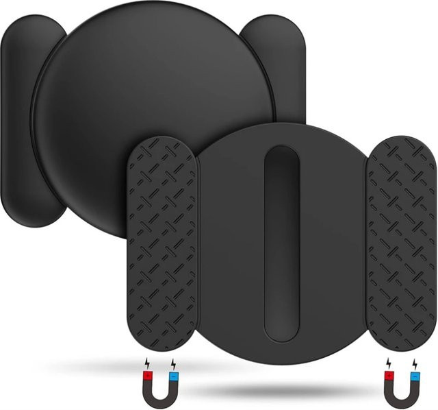 Magnetische Silikonhülle für Apple AirTag in Schwarz oder Blau, wasserdichte Anti-Verlust-Abdeckung für Auto, Fahrrad und Gepäck - Bild 1