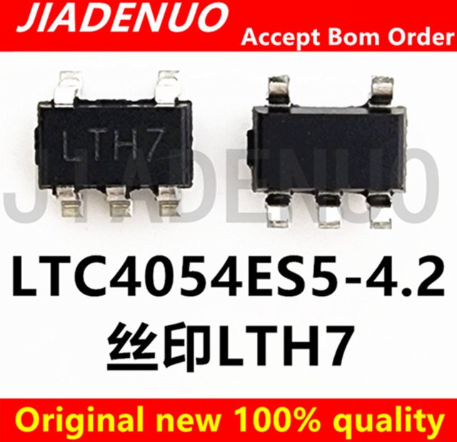 JIADENUO LTC4054 LTH7 SOT23-5 SMD Lithium-Batterie-Ladechip in Schwarz - Bild 1