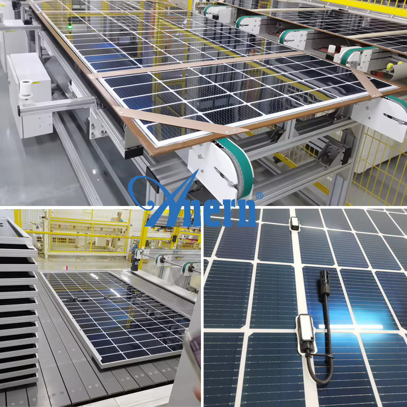 Anern Solarpanel 100 W monokristallin 18 V IP67 wasserdicht für Camping, RV und Zuhause - Bild 3