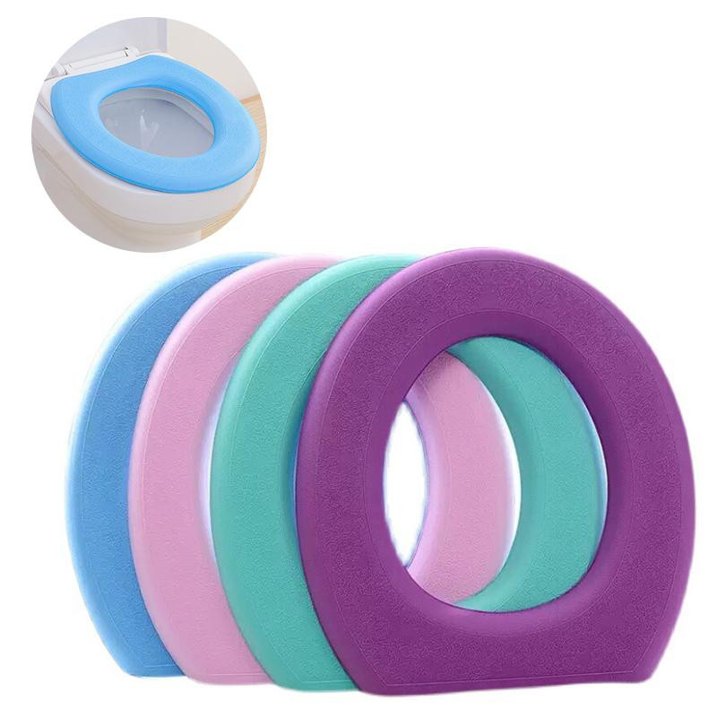 Wasserdichte und waschbare Toilettensitzauflage in O-Form von Yiran Furniture aus EVA, Farbe: Rosa, Grün oder Blau - Bild 1
