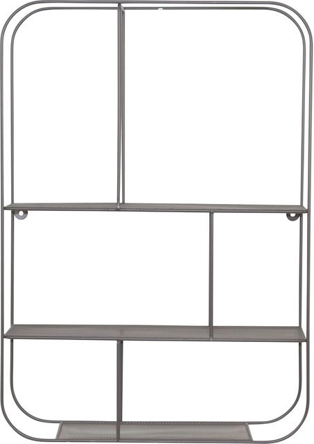 Wandregal Pia von möbel direkt online, modern, Metall, grau, B/H/T: 60 x 42 x 15 cm - Bild 1