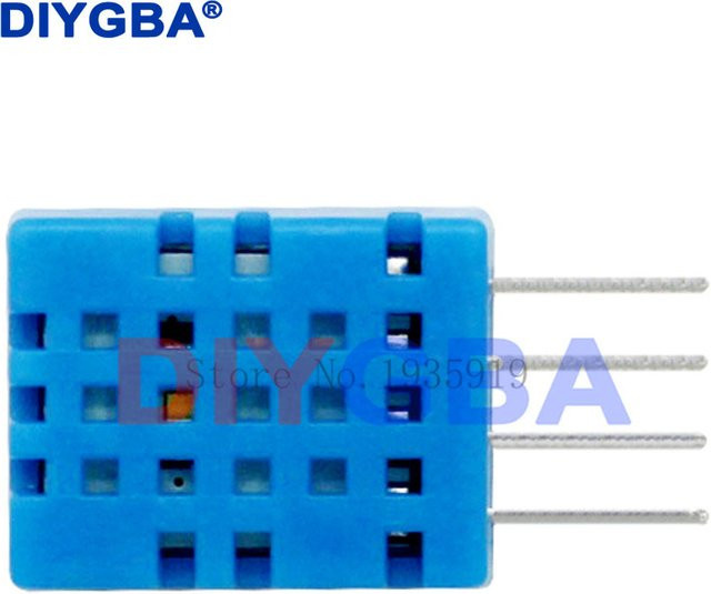 DNIGEF 10er Set DHT11 Digitaler Temperatur- und Feuchtigkeitssensor in Blau für Arduino - Bild 1