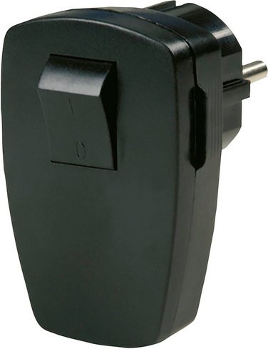 REV-Ritter Schutzkontakt-Stecker Schwarz IP20 - Bild 1