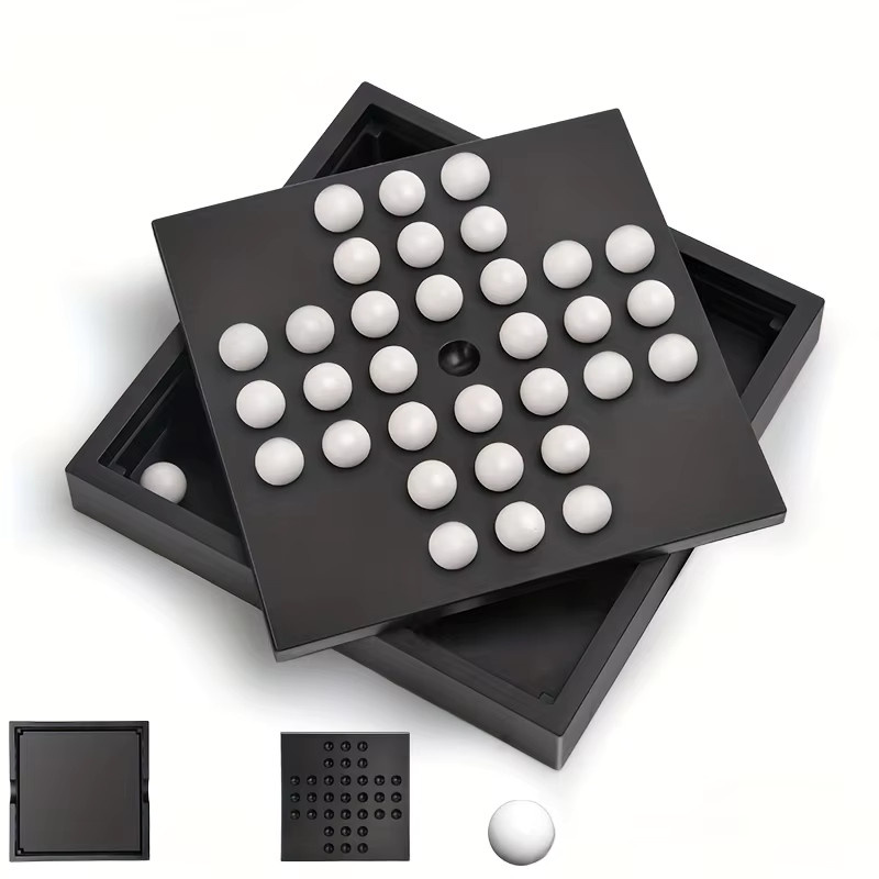 XYTLEZONE Schach, Kinderspiel, Schwarz, Kunststoff - Bild 3