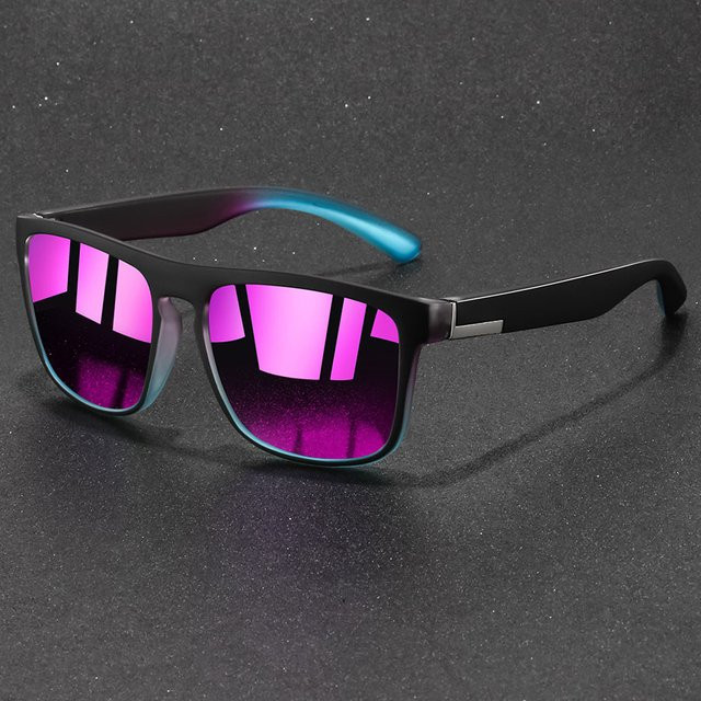 WSZ Sonnenbrille, quadratisch, Vollrand, Kunststoff, schwarz, Unisex - Bild 1