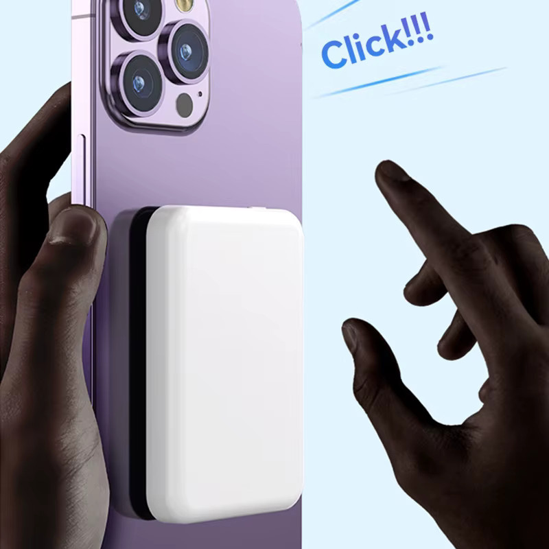 Lenovo Kabellose Magnetische Powerbank mit 50000mAh und 22,5W PD Schnellladefunktion in Pink - Bild 4
