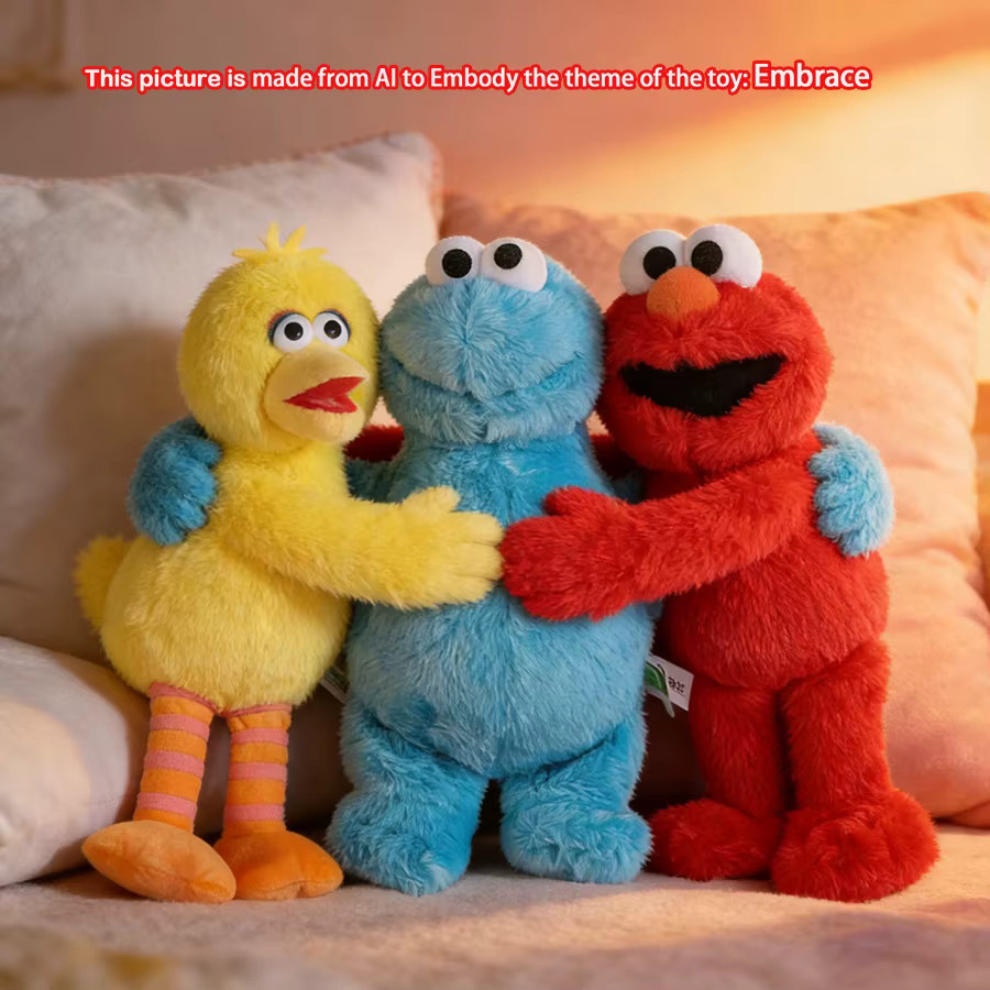 Sesame Street Plüschpuppen, Set, Bunt / Mehrfarbig - Bild 1