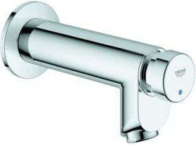 Grohe Euroeco CT Selbstschluss-Wandventil in Chrom mit blau-roter Markierung DN 15 1/2 Zoll - Bild 1
