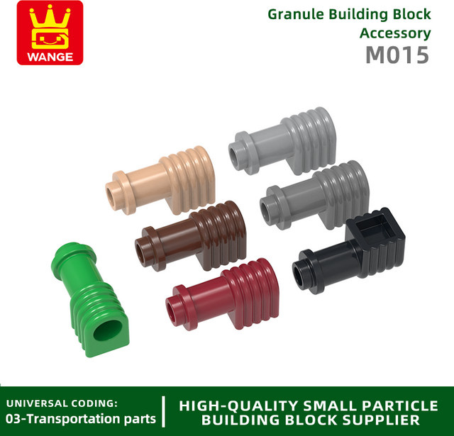 M015 Kleiner Auspuffblock MOC, Bausteine, 187-teiliges Set - Bild 1