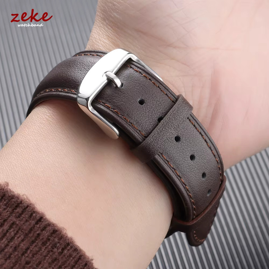 qinband Uhrenarmband Kalbsleder, Unisex - Bild 3