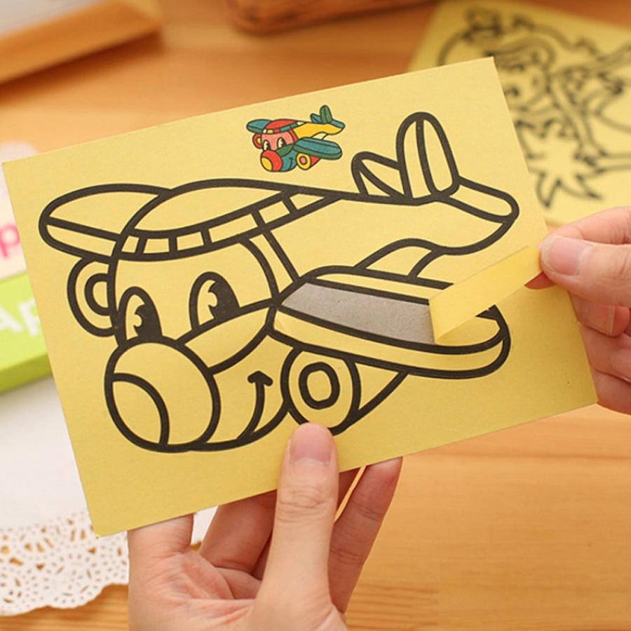 Yiran toy Sandkunst-Set Cartoon Bunt - Bild 1