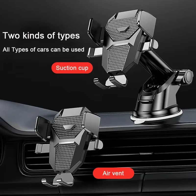 VIKEFON Universal Handyhalterung für das Auto mit 360 Grad Drehung und Saugnapf für Windschutzscheibe oder Dashboard, kompatibel mit iPhone, Samsung und Xiaomi - Bild 2