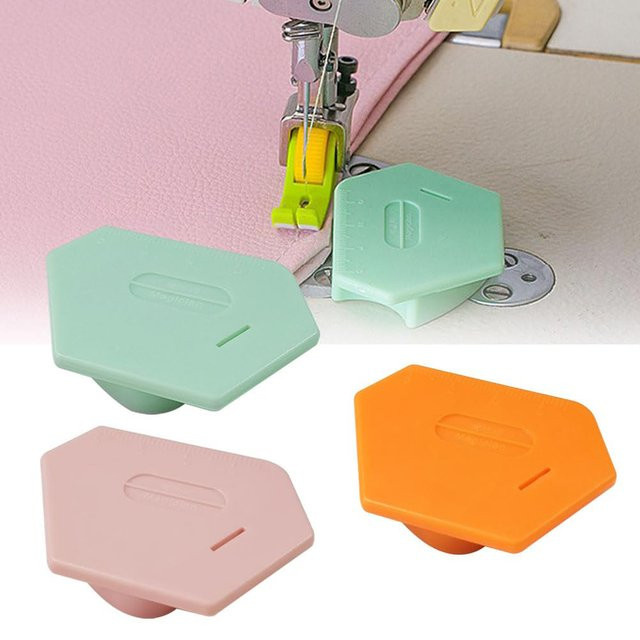 Magnetischer Nahtguide von OZXHIXU für die Nähmaschine, polygonaler Kunststoff-Stellungs-Guide zur Universal-Positionierung, grün und mehrfarbig - Bild 1